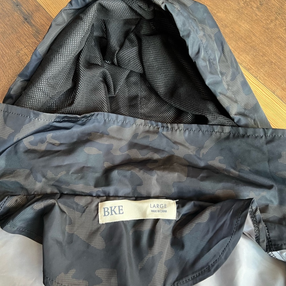 BKE black and tan camo wind breaker jacket - Picture 6 of 9
